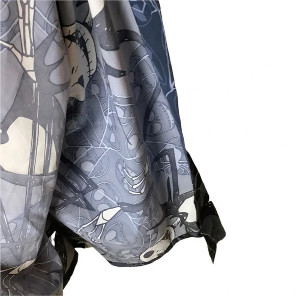 Nightmare Before Christmas Black White Skeleton‎ Lightweight Throw Blanket